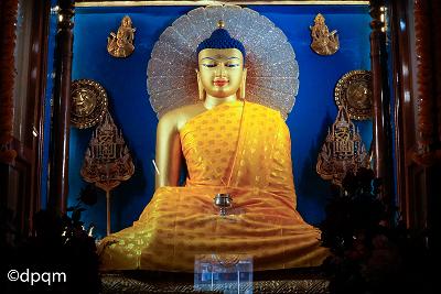 Figure 30: Tượng Phật trong Đại tháp tại Bồ Đề Đạo Tràng